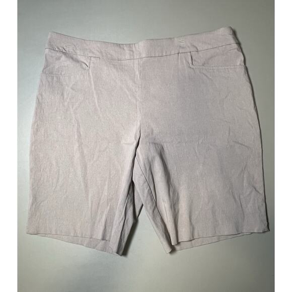 Time and Tru XL (16-18) Tan Pull On Bermuda Shorts - Picture 1 of 5